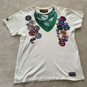 Neighborhood White and Green Graphic Tee